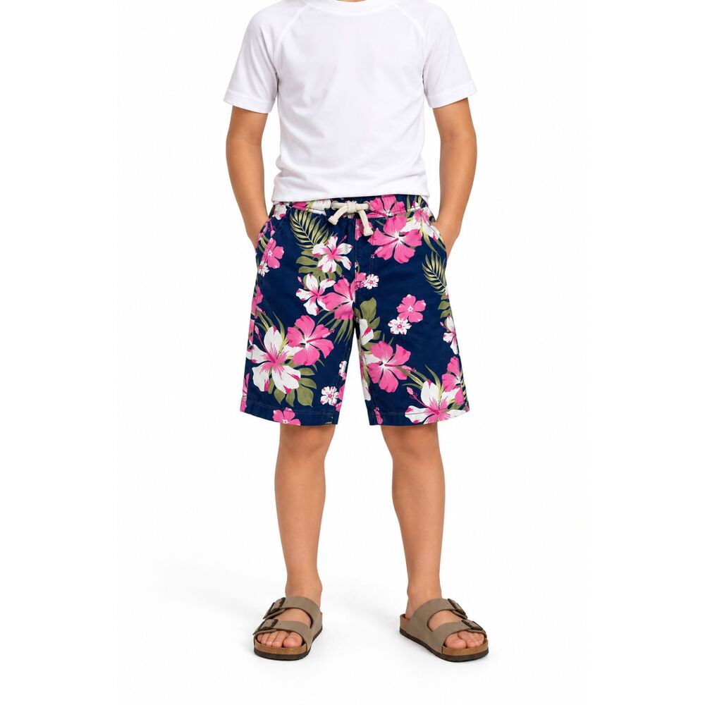 🔥 5 for $30 🔥 The Children’s Place Boys’ Hawaiian Floral Swim Shorts | Size 8